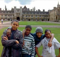 Camberwell kids in Great Court